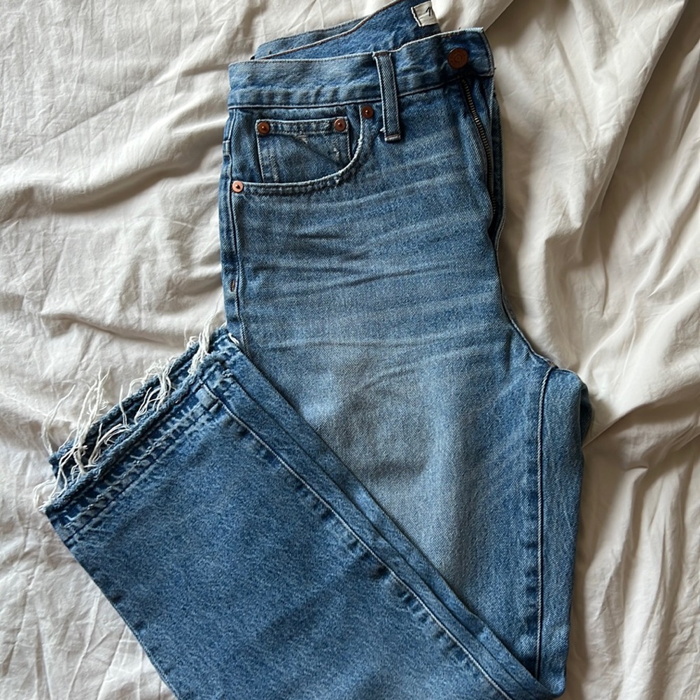 Madewell classic straight jean
